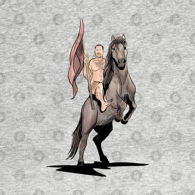 Nick Naked on a Horse by Gag On This